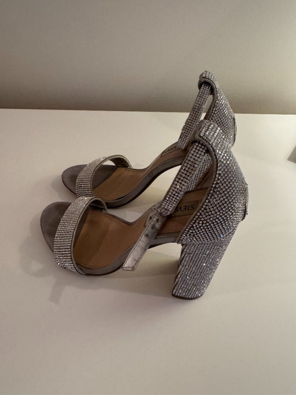 Steve Madden Carrson Rhinestone Heels - Picture 3 of 8